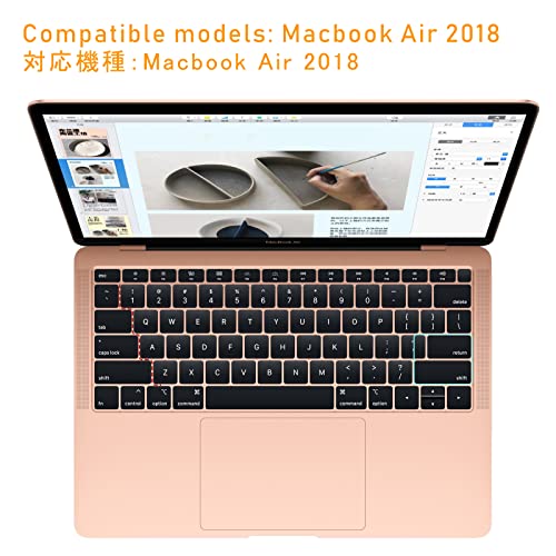 MacBook Air 2018 13インチ キーボードカバー 対応 MacBook Air 2018