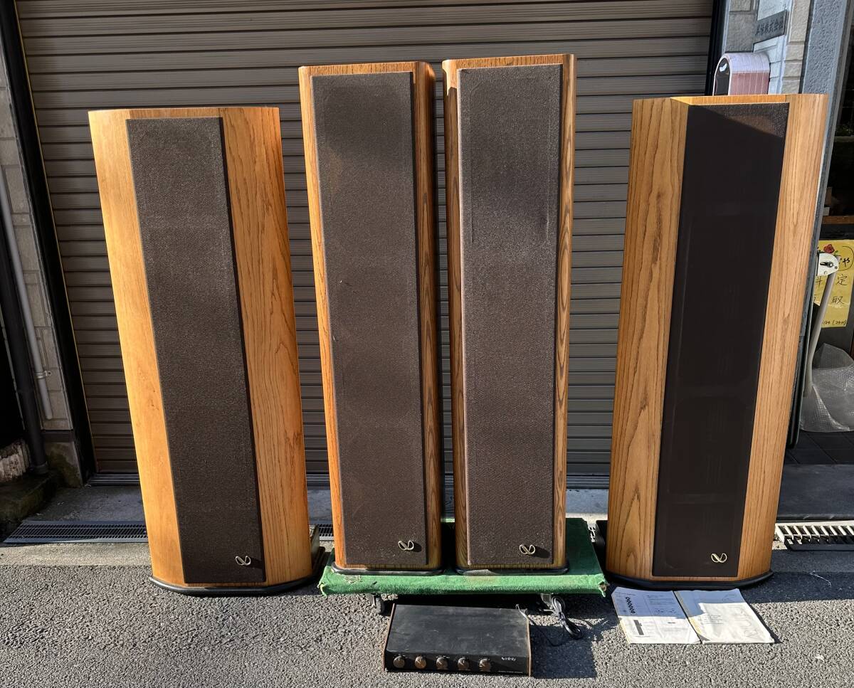大阪引取可　INFINITY RS-1 　フロア型 スピーカーシステム アメリカ名機INFINITY RS-1 フロア型スピーカーシステムアンプ
