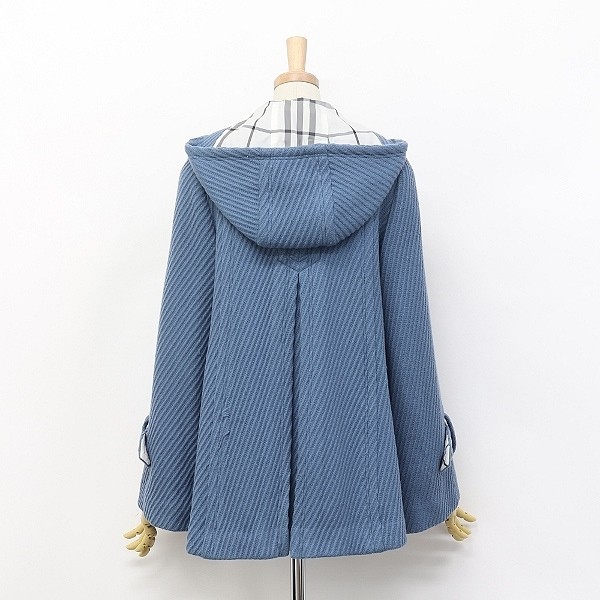 ◇BURBERRY BLUE LABEL/バーバリーブルーレーベル裏地チェック柄ウール ...