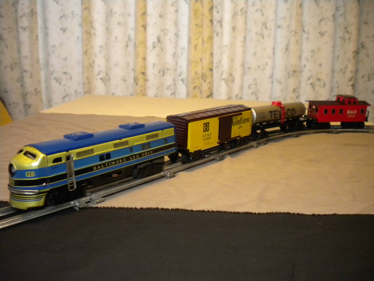 ボルチモア&オハイオ鉄道 貨物列車セット ビンテージトイ - 鉄道模型
