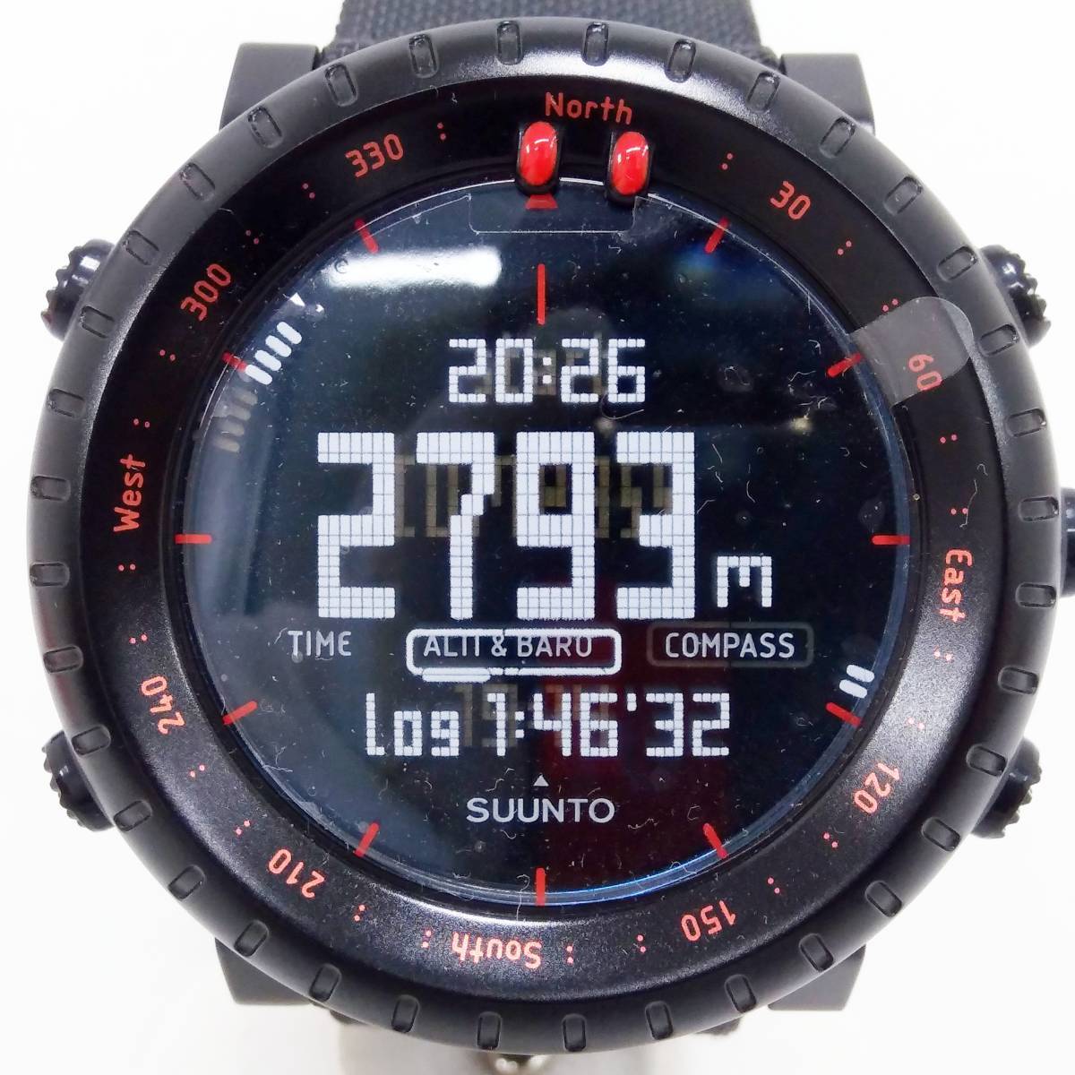 SUUNTO CORE BLACK RED スントコアブラックレッドS023158000 クォーツ