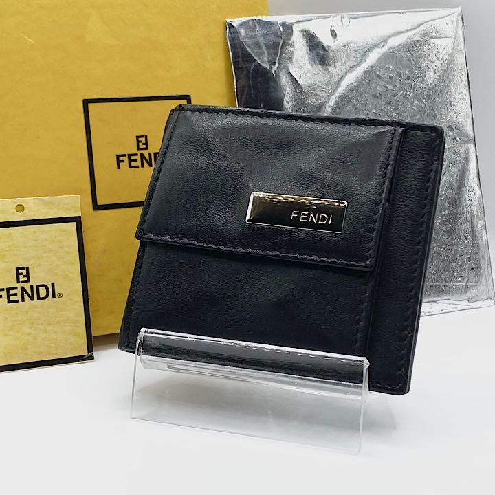 永遠の定番 《 新品 》FENDI フェンディ スタンプ 二つ折り 財布