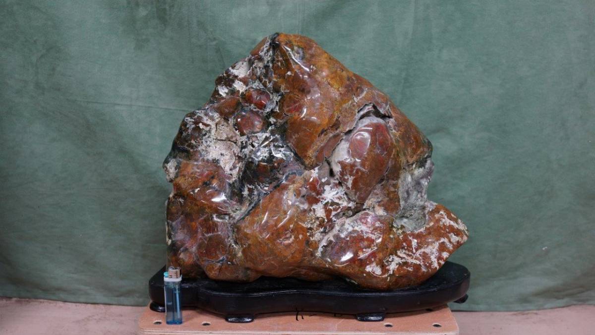鑑賞石 水石 日高青石 鑑賞石 水石 日高青石