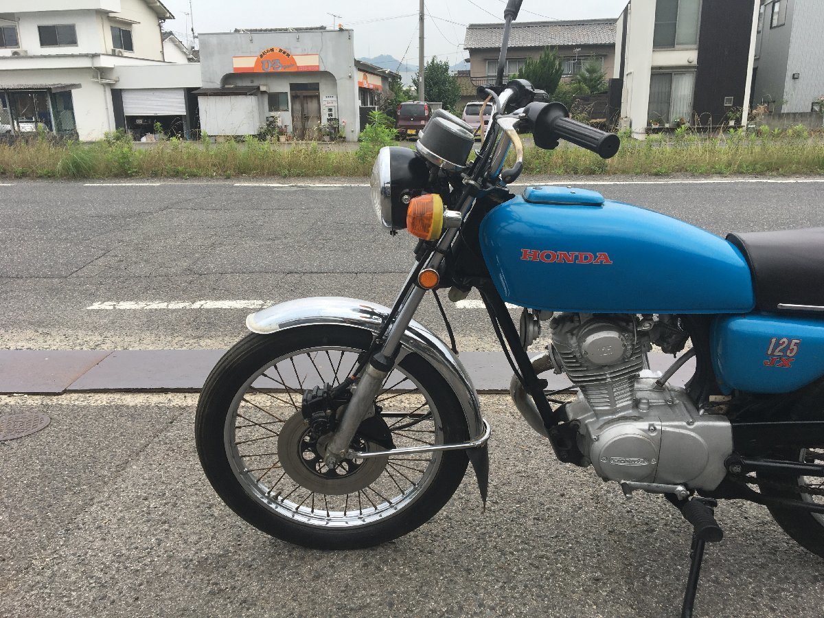 cb125jx レストアベース 鍵、書類あり キックok - 富山県のバイク