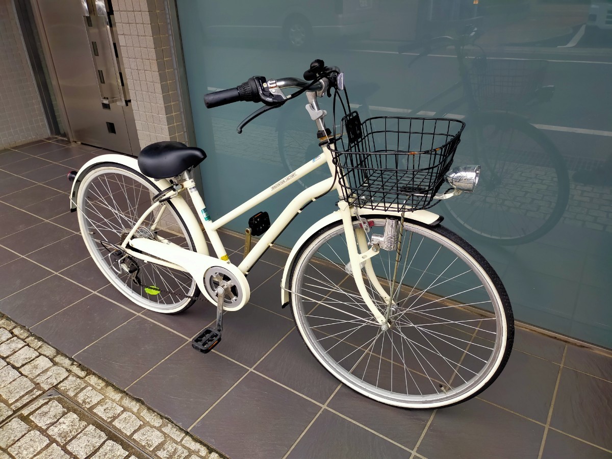 東京池袋 インチ自転車 変速ギア付き 乗って帰れます。発送不可